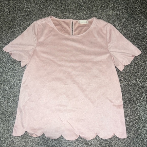 ALTAR'D STATE Faux Suede Top in Pink Size Small - Picture 5 of 15